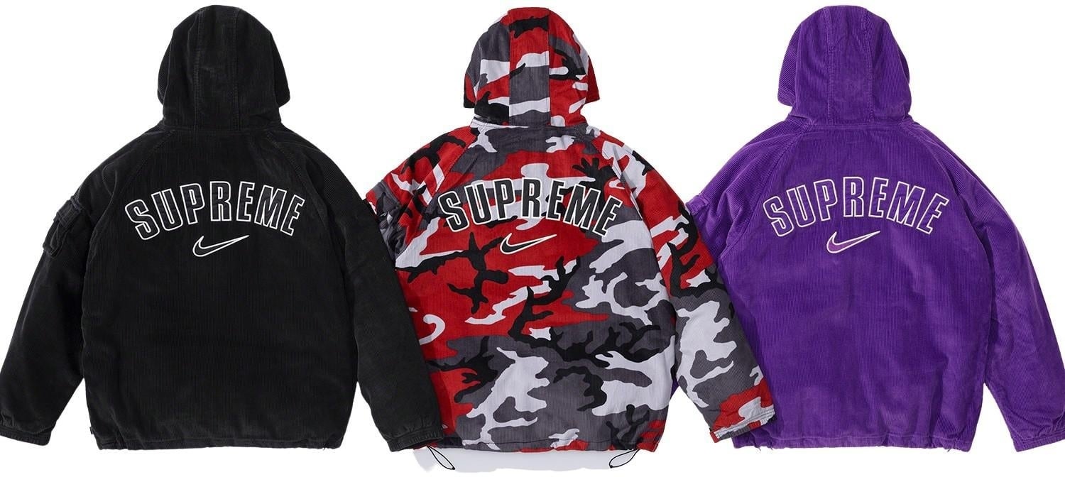 Supreme®/Nike® Arc Corduroy Hooded Jacket